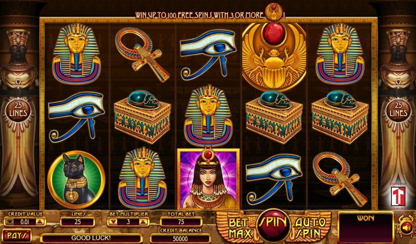 หาความจริงของ Cloepatra ในเกมสล็อต