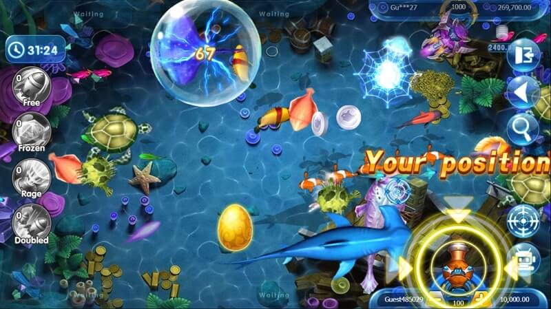 Fishing World เกมยิงปลา กับอินเตอร์เฟซที่เข้าใจง่าย
