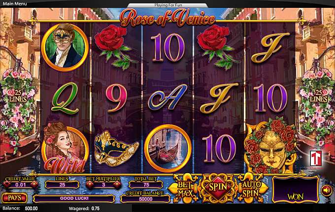 เกมสล็อต Rose of Venice