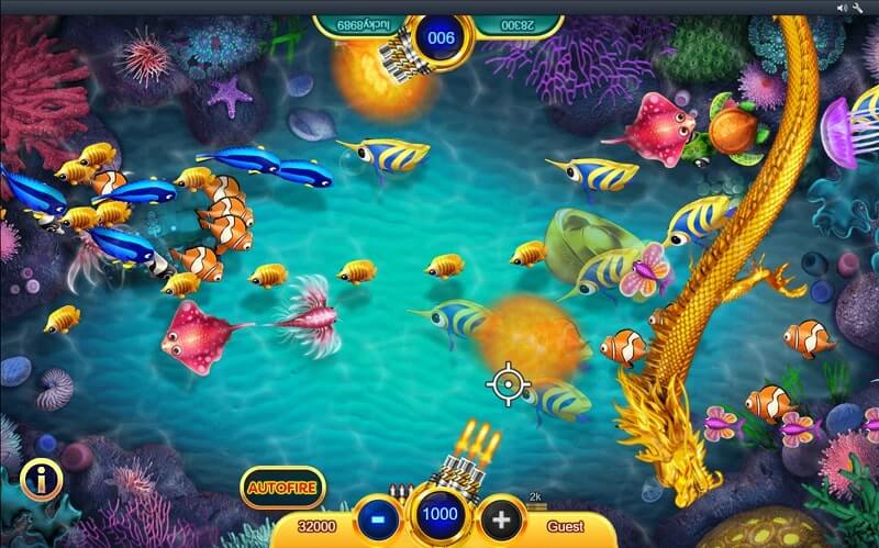 รูปแบบการเล่น เกมยิงปลา ของ PlatyTech