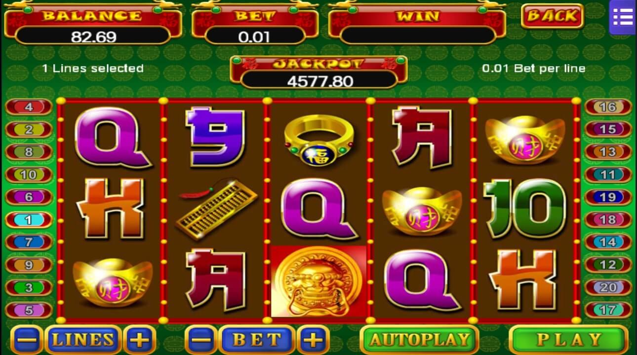 เกม สล็อต 5 fortune จาก Mega888