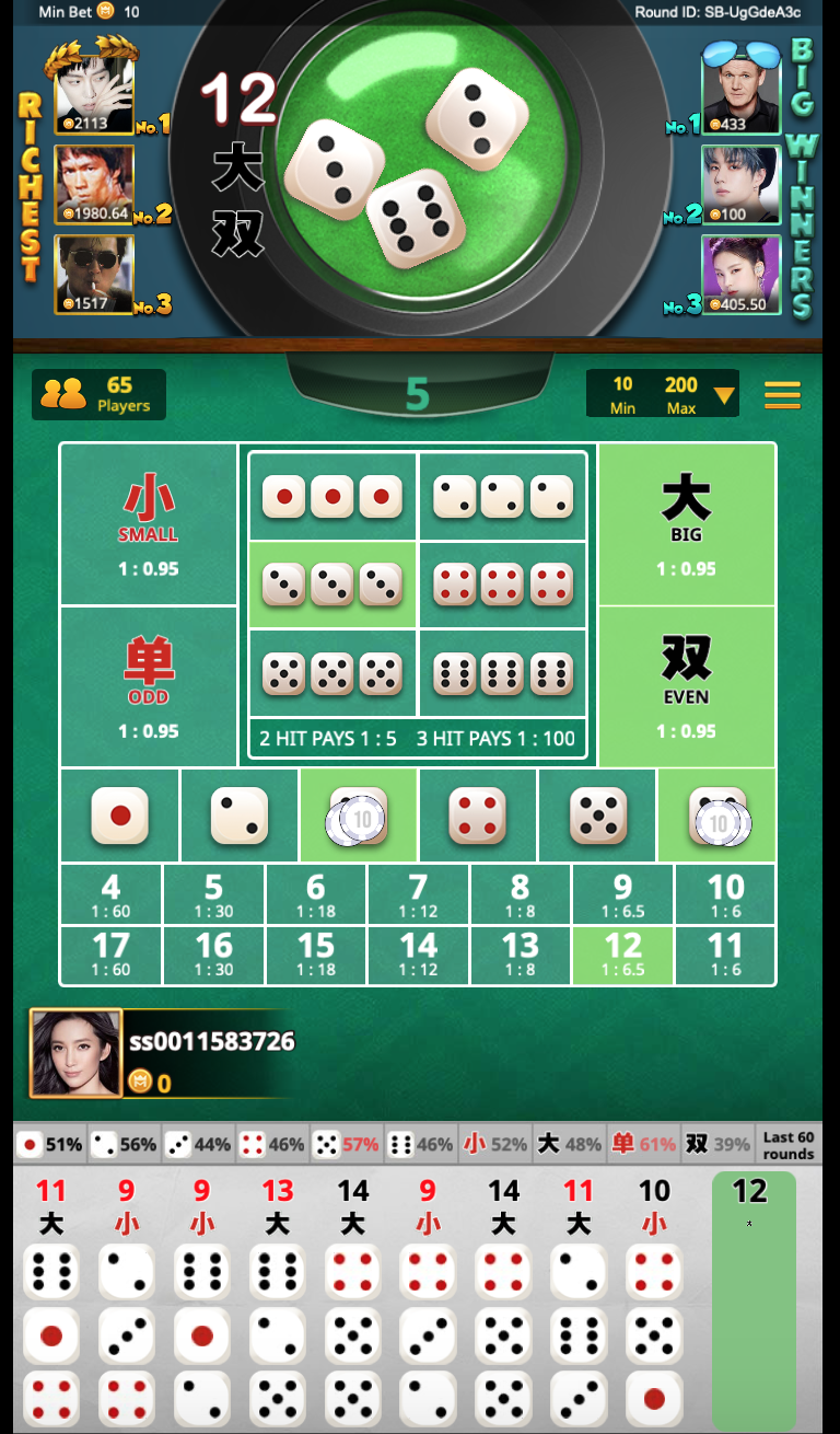 เล่นเกม ไฮโล Kingmaker มีฟังก์ชันพิเศษให้ใช้งาน